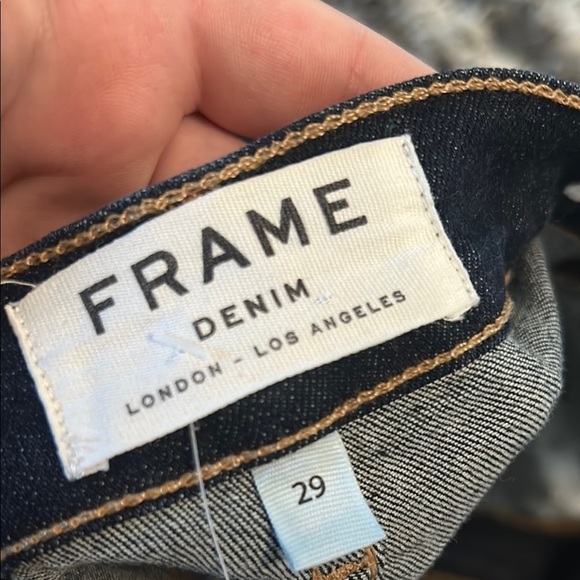 Frame Denim Blue Skinny Jeans with Sleek Silhouette - Picture 2 of 7